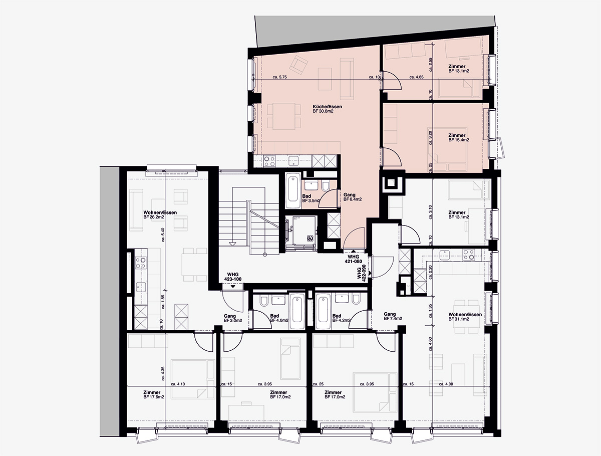 2. OG - Wohnung 421-080