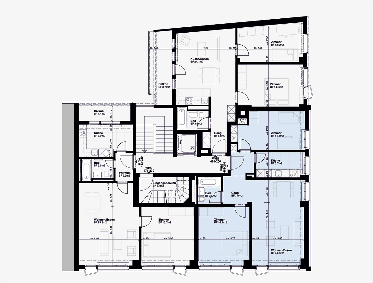 6. OG - Wohnung 462-210