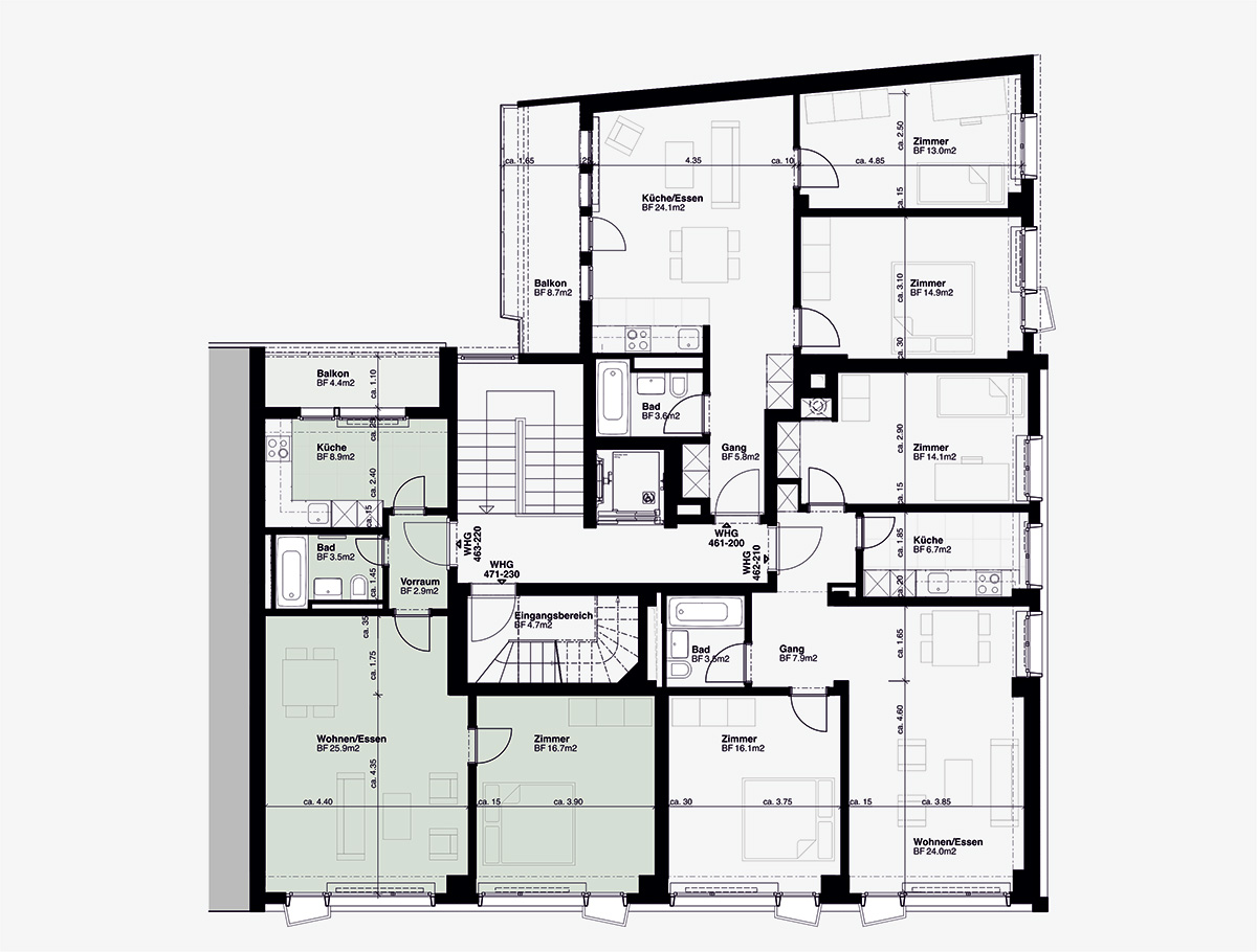 6. OG - Wohnung 463-220